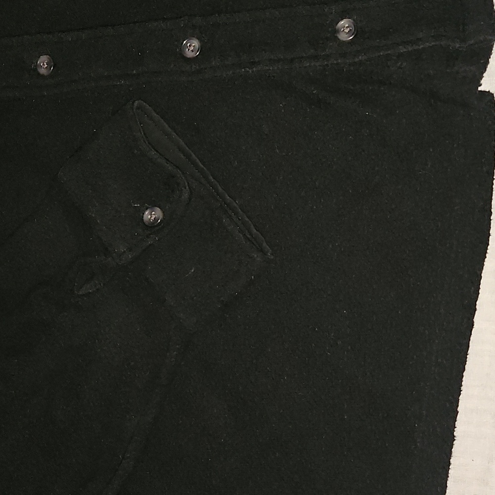 Victoria's Secret Pink Fleece Black Shacket XL - Picture 11 of 13